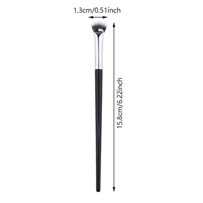 1PCS Fan Shaped Eyelash Brush Professional Makeup Tool, Soft No Shedding Mascara Brush, Highlighter Powder Smudge