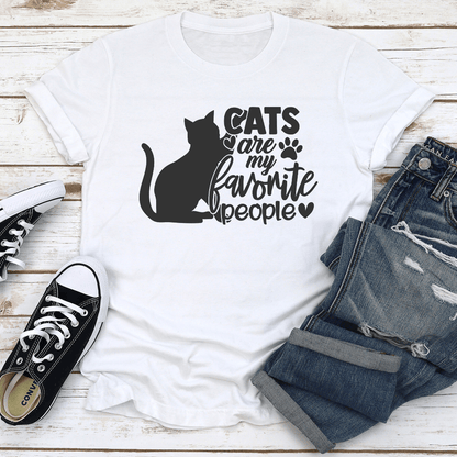 Cats Are My Favorite People Tee