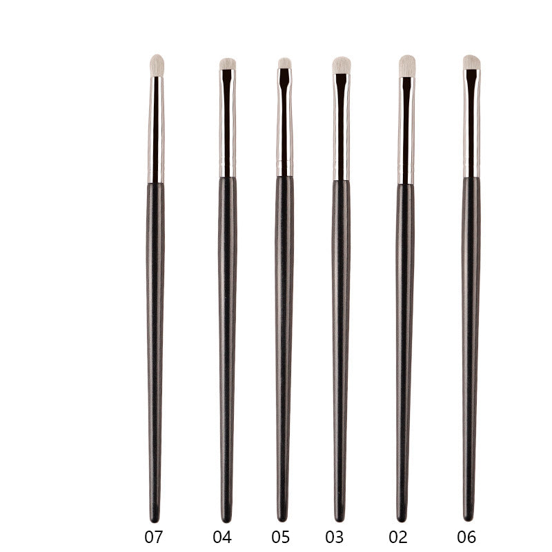 Professional White Pony Hair Eyeshadow Makeup Brush for Smudge, Precision Crease, Detail, Bevel Eye Shadow, Liner