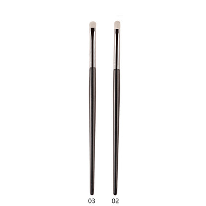 Professional White Pony Hair Eyeshadow Makeup Brush for Smudge, Precision Crease, Detail, Bevel Eye Shadow, Liner