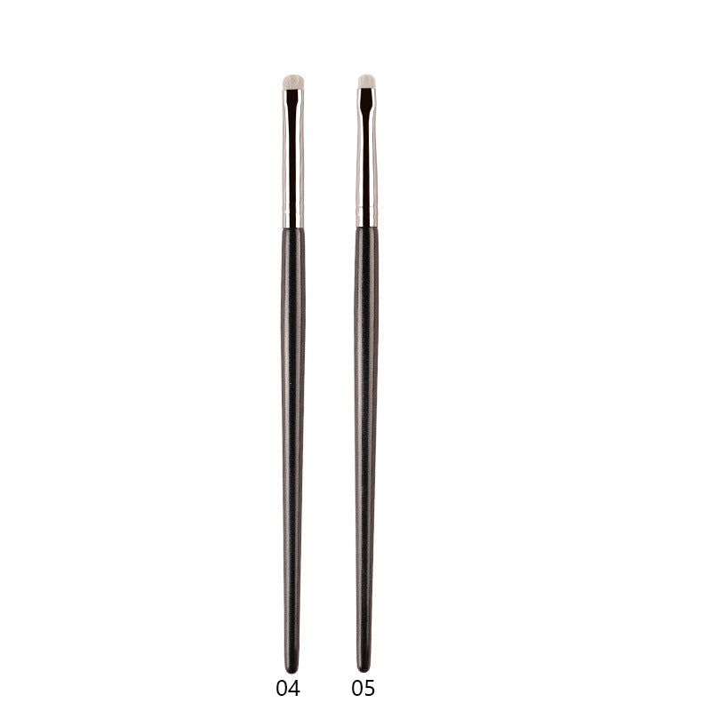 Professional White Pony Hair Eyeshadow Makeup Brush for Smudge, Precision Crease, Detail, Bevel Eye Shadow, Liner