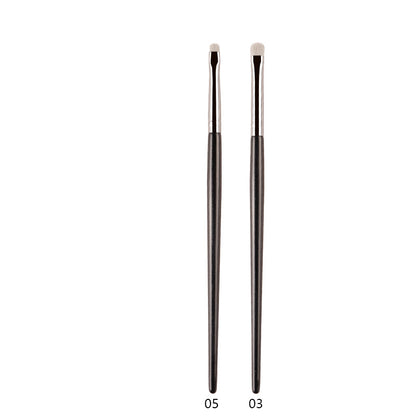 Professional White Pony Hair Eyeshadow Makeup Brush for Smudge, Precision Crease, Detail, Bevel Eye Shadow, Liner