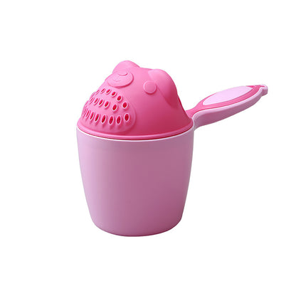 Cute Cartoon Baby Bath Cap  Shampoo Cup Set Toddler Hair Washing Tool For FearFree Bath Time 4