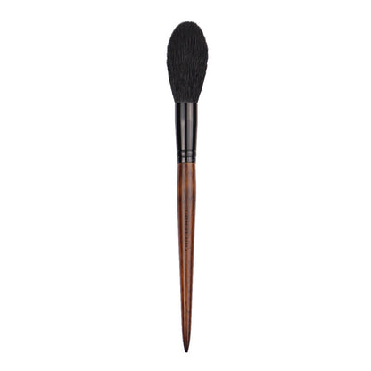 Buffing Makeup Brush, Highlighter Wood Handle Blusher, Contour Powder Goat Hair Makeup Brushes
