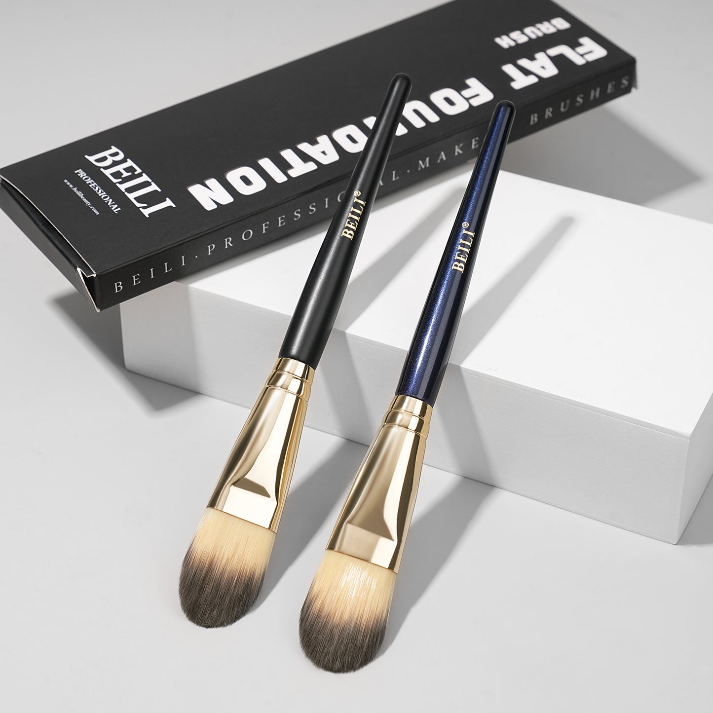 Premium Foundation Brush Set for Liquid Mask, Concealer Flat Makeup Brushes, Liquid Cream Powder Buffing Face