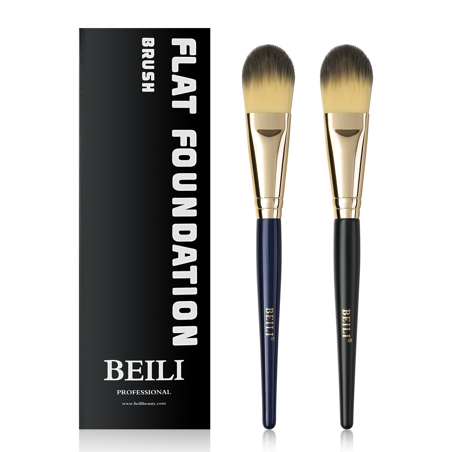Premium Foundation Brush Set for Liquid Mask, Concealer Flat Makeup Brushes, Liquid Cream Powder Buffing Face