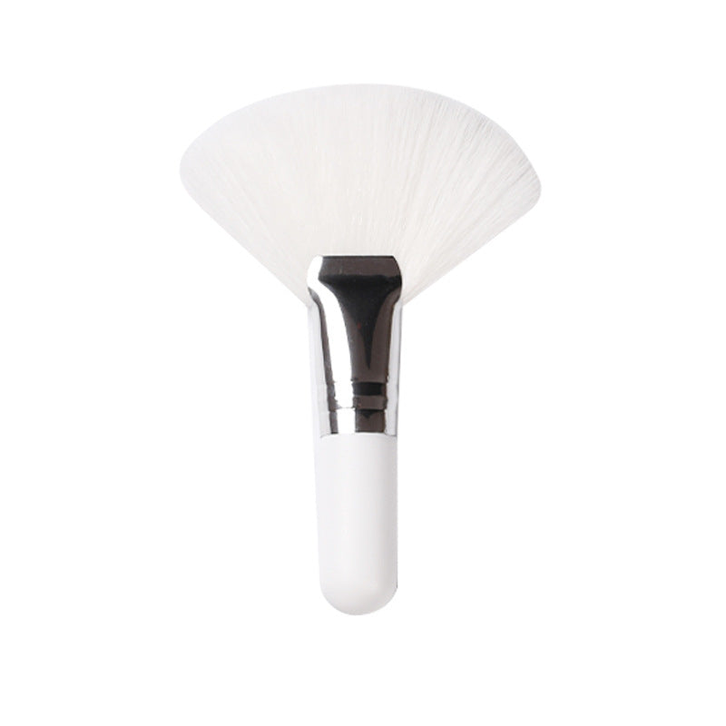 Mini Fan Brush Set for Precise Makeup, Soft Synthetic Brushes for Blush, Powder, Highlighting Makeup Tools