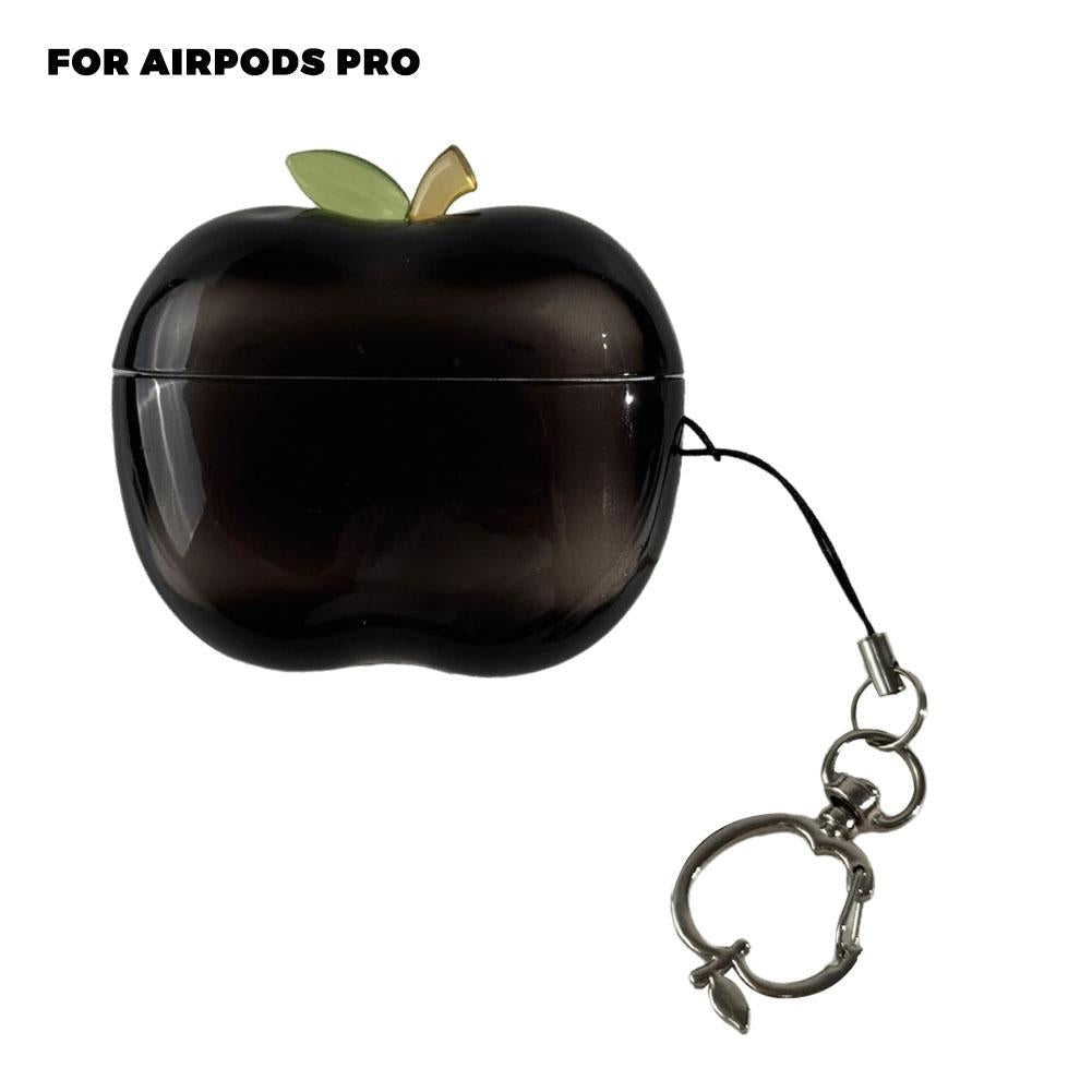 Airpods Pro 1 2 Transparent Fruit Earphone Case, Soft TPU Drop-proof Apple Shape, Personalised Protective Cover