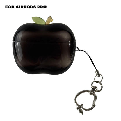 Airpods Pro 1 2 Transparent Fruit Earphone Case, Soft TPU Drop-proof Apple Shape, Personalised Protective Cover