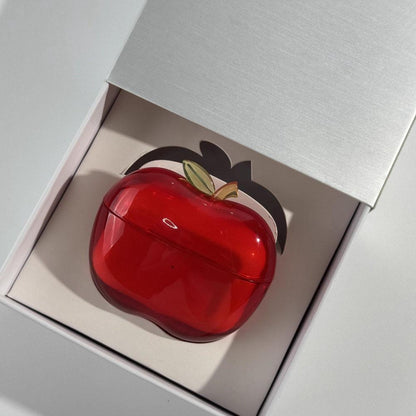 Airpods Pro 1 2 Transparent Fruit Earphone Case, Soft TPU Drop-proof Apple Shape, Personalised Protective Cover