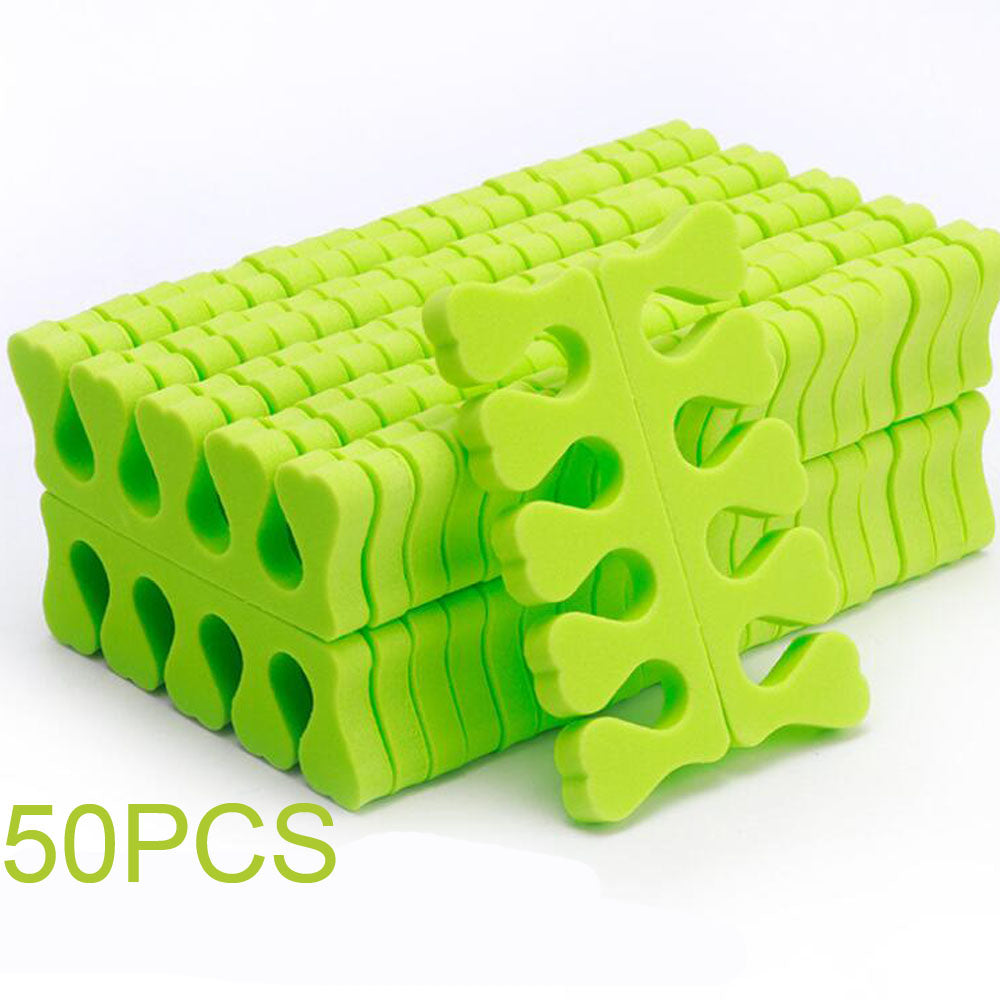 Soft Toe Separators Fingers Foots Nail Art Tools Flexible Heart Design Manicure Pedicure Foot Brace