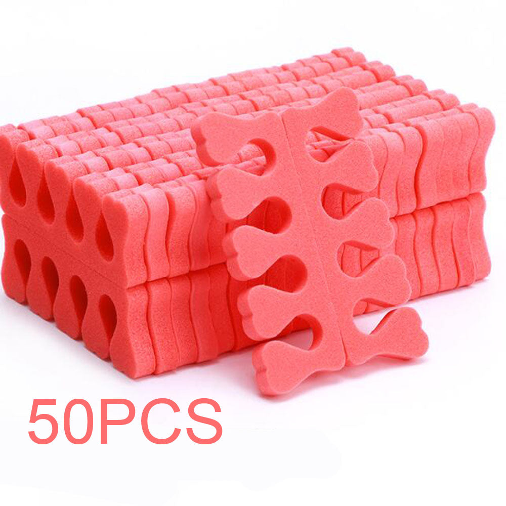 Soft Toe Separators Fingers Foots Nail Art Tools Flexible Heart Design Manicure Pedicure Foot Brace
