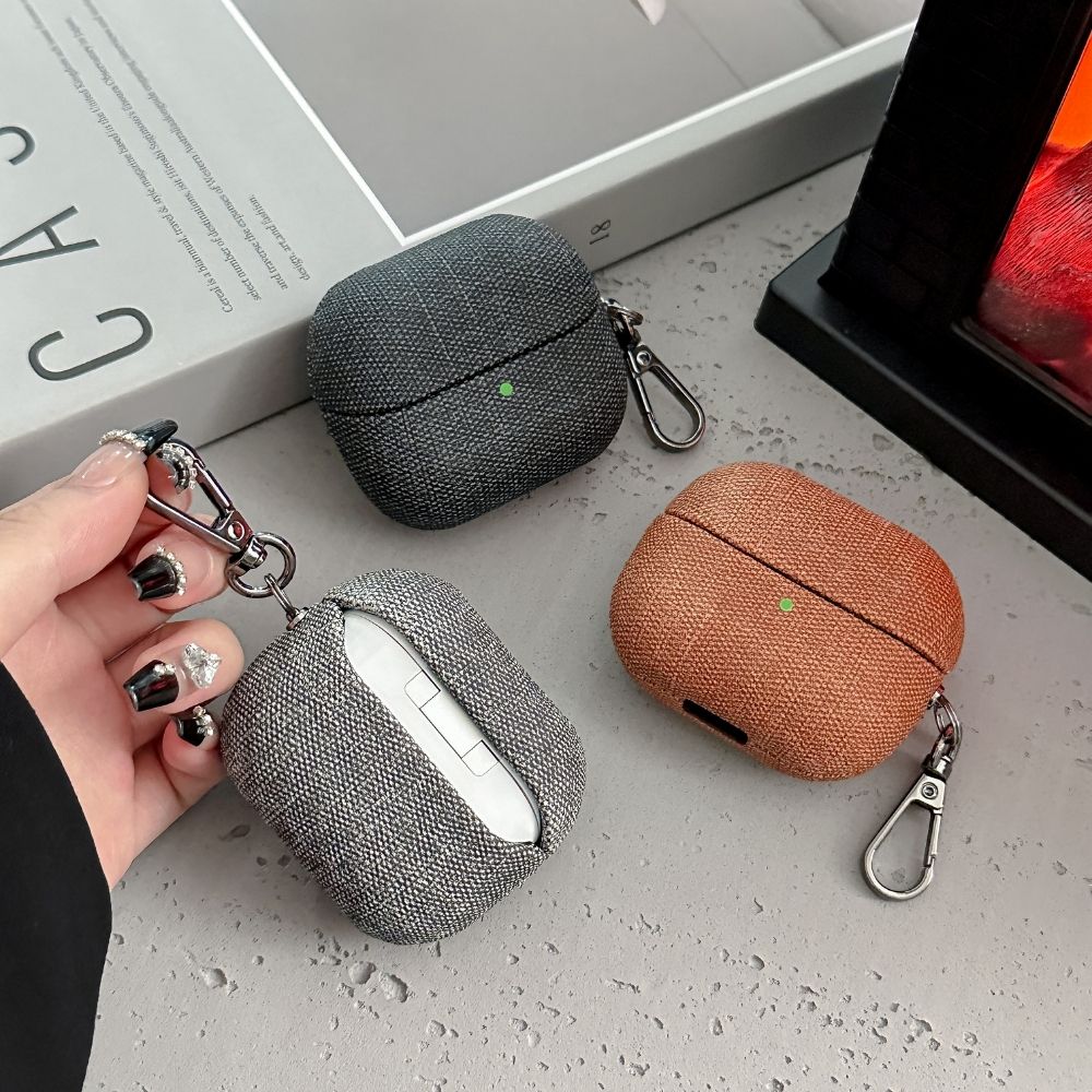 Galaxy Buds 3 Pro Cloth Grain Case, Galaxy Buds3 Cover, Bluetooth Earphone Case, Protective Accessories