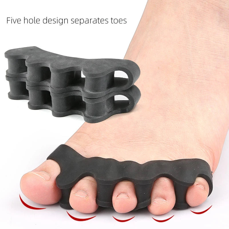 Silicone Toe Separators Thumb Valgus Bunion Adjuster Gel Splitter Hammer Corrector Protector for Foot Pain Relief