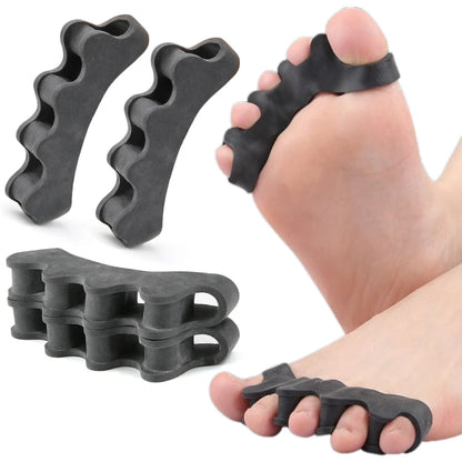 Silicone Toe Separators Thumb Valgus Bunion Adjuster Gel Splitter Hammer Corrector Protector For Fo 2