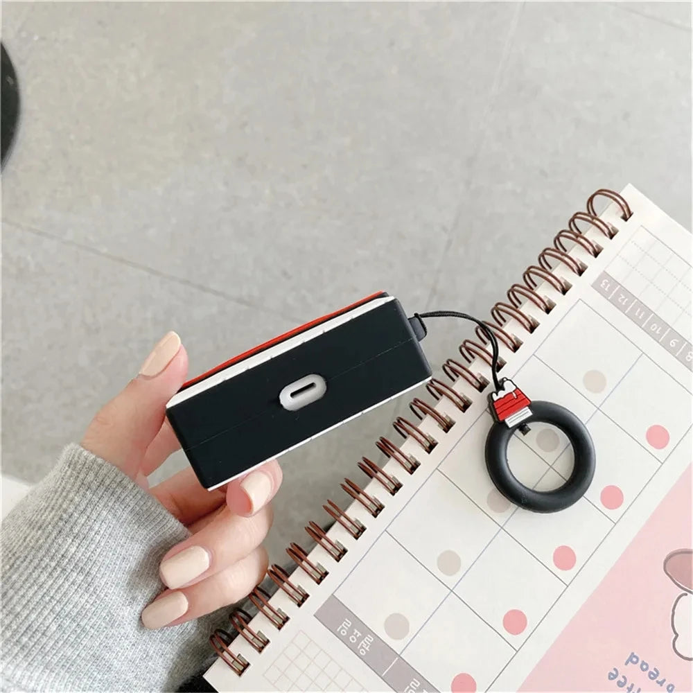 NEW MINISO Snoopy Airpods Pro Case 1 2 3, Cartoon Silicone Wireless Bluetooth Earbuds, Protective Cover with Lanyard