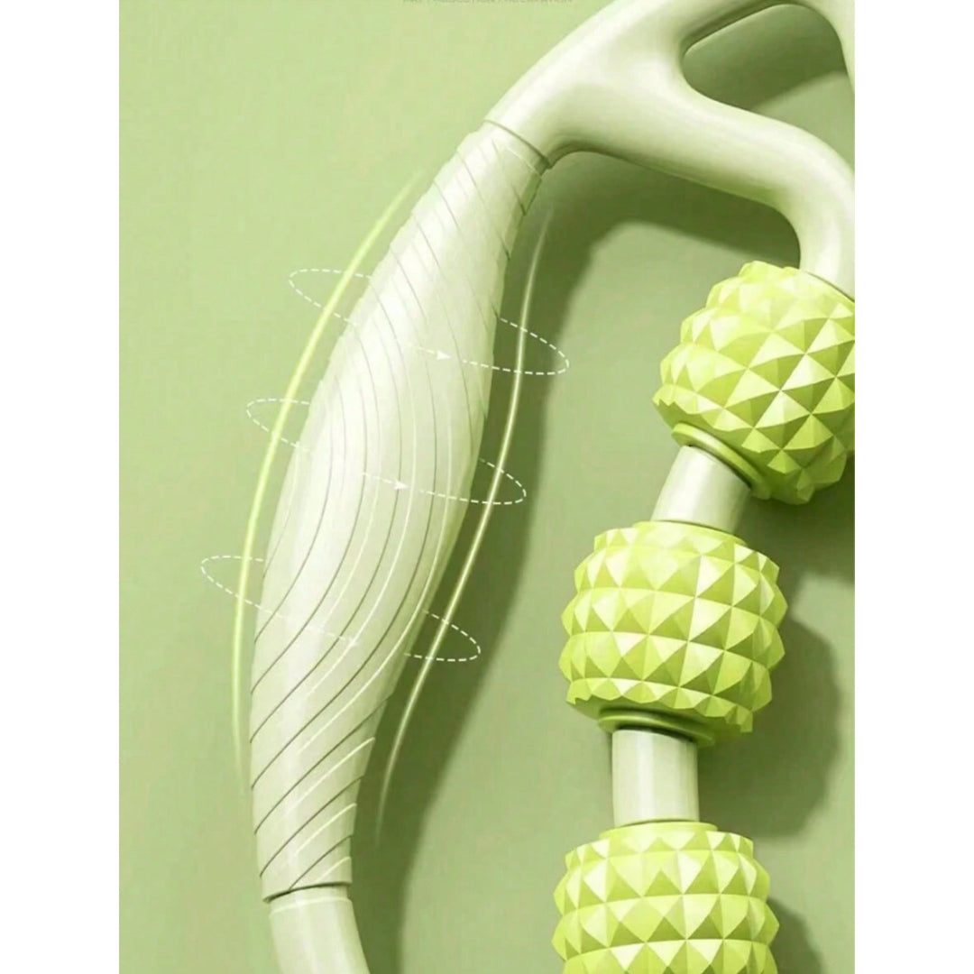 9 Wheel Muscle Roller for Cellulite Reduction &Muscle Soreness Relief,Deep Tissue Fascia Massage Tool for Thigh,Calf Arm