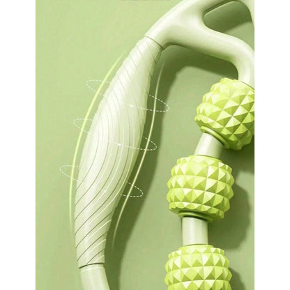 9 Wheel Muscle Roller for Cellulite Reduction &Muscle Soreness Relief,Deep Tissue Fascia Massage Tool for Thigh,Calf Arm