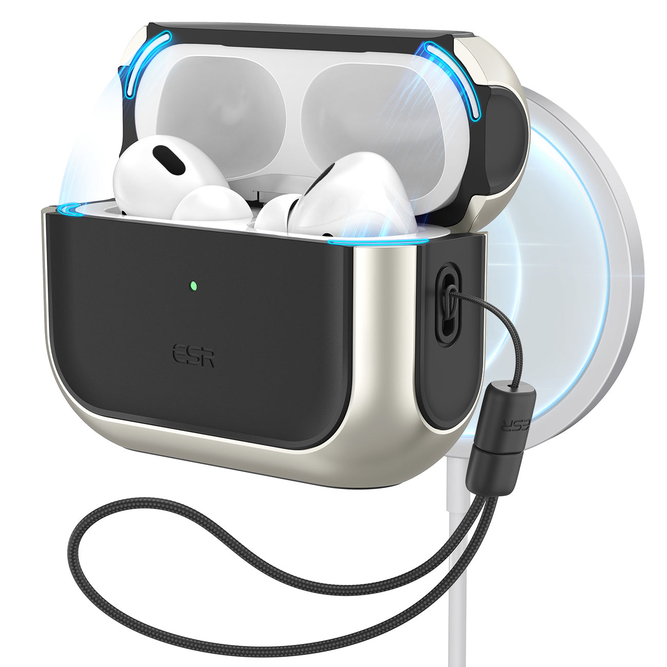 ESR AirPods Pro 2 Case with Lanyard, MagSafe Ready Cover for AirPods Pro, Drop Protection