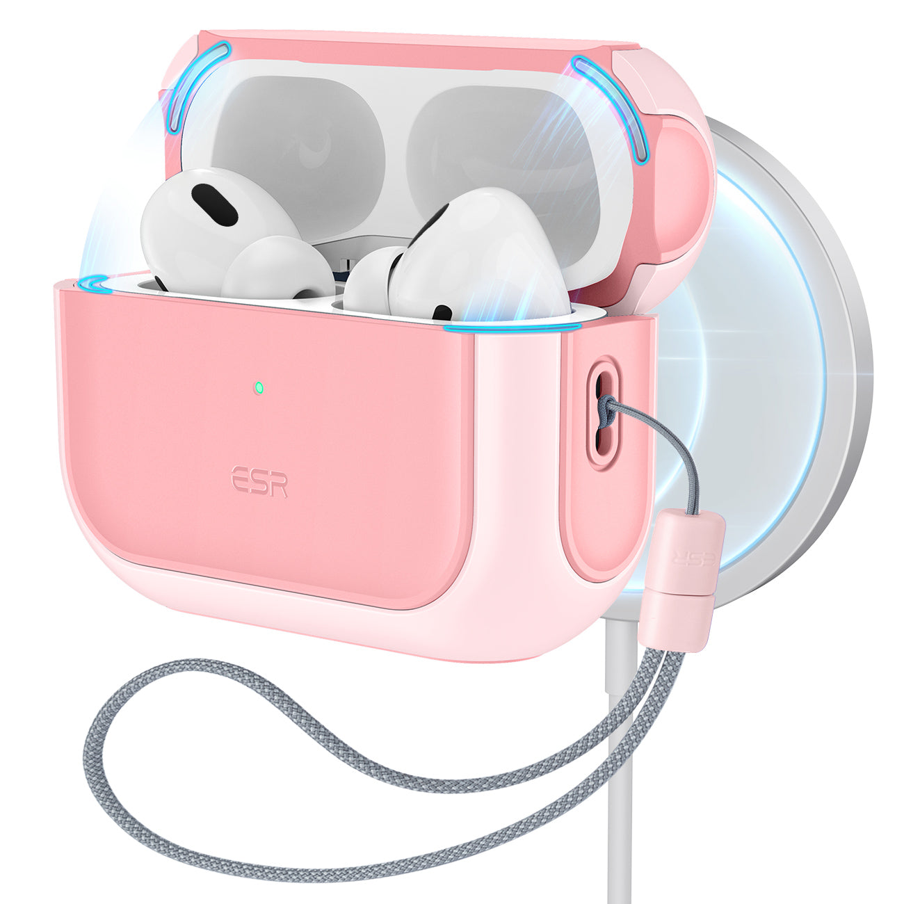 ESR AirPods Pro 2 Case with Lanyard, MagSafe Ready Cover for AirPods Pro, Drop Protection