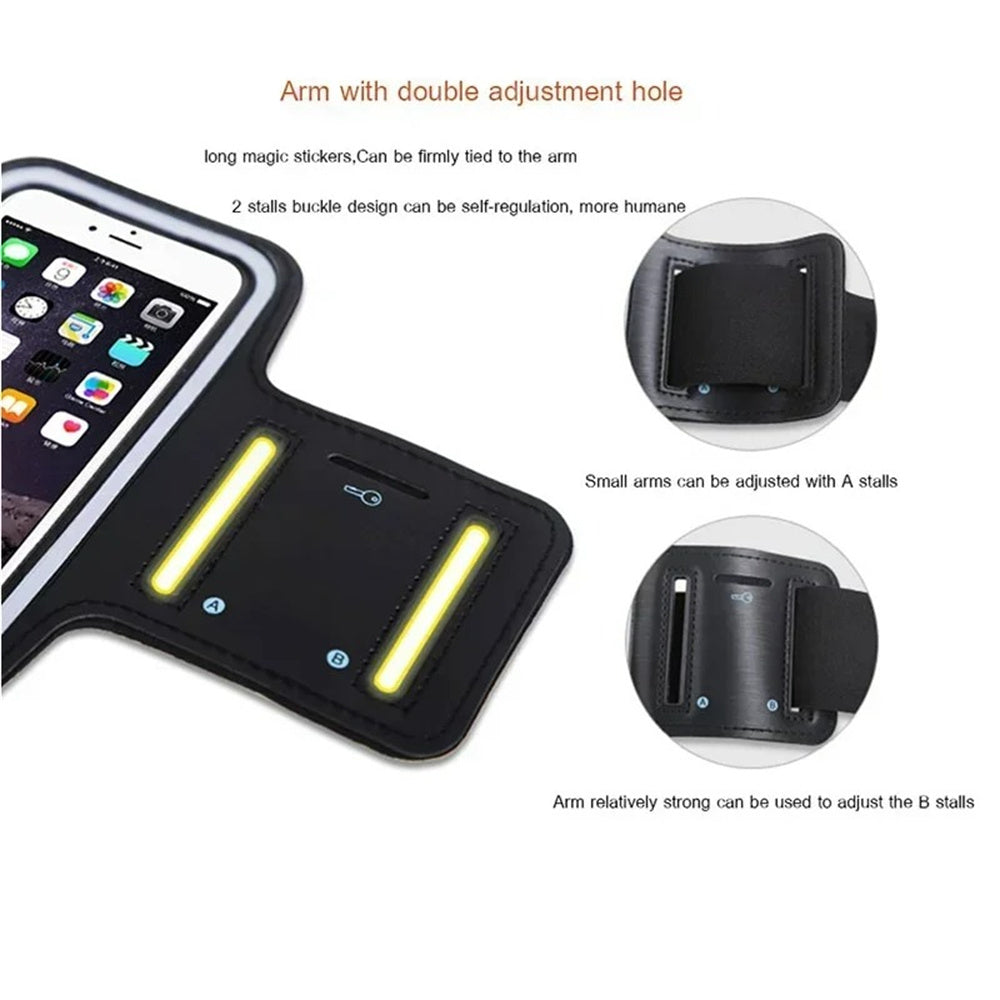 Sports Phone Armband, Mobile Phone Case for Running Gym Cycling, Touch Screen Holder for Xiaomi iPhone