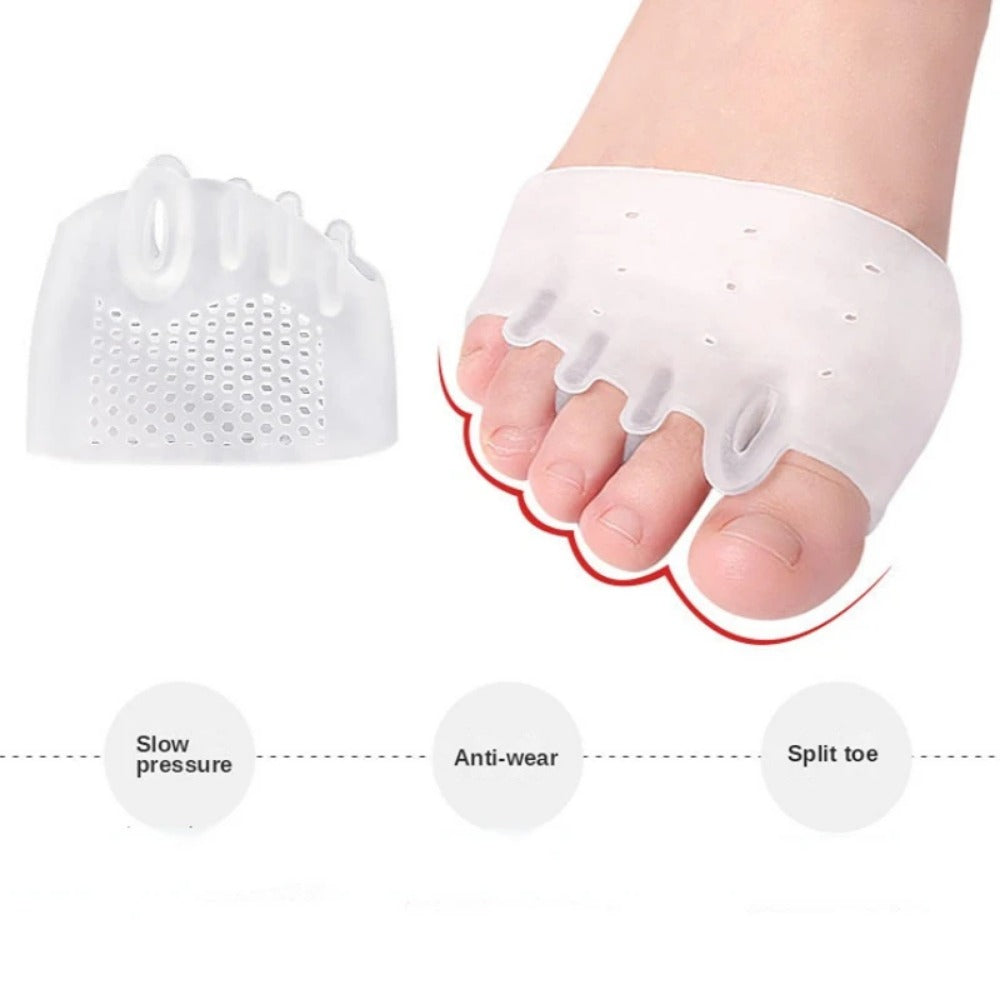 Silicone Toe Separator Hallux Valgus Corrector Bunion Orthotics Protector Pain Relief Forefoot Pad  1
