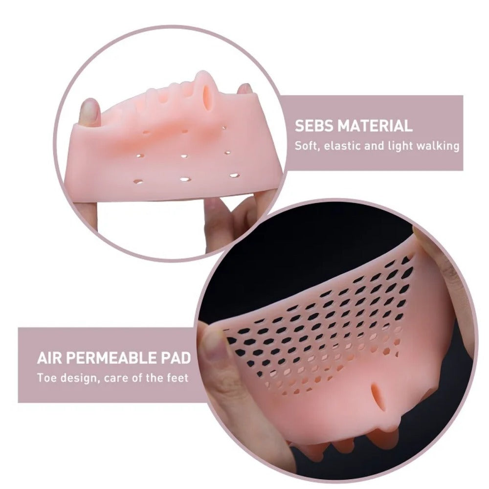 Silicone Toe Separator Hallux Valgus Corrector Bunion Orthotics Protector Pain Relief Forefoot Pad  5