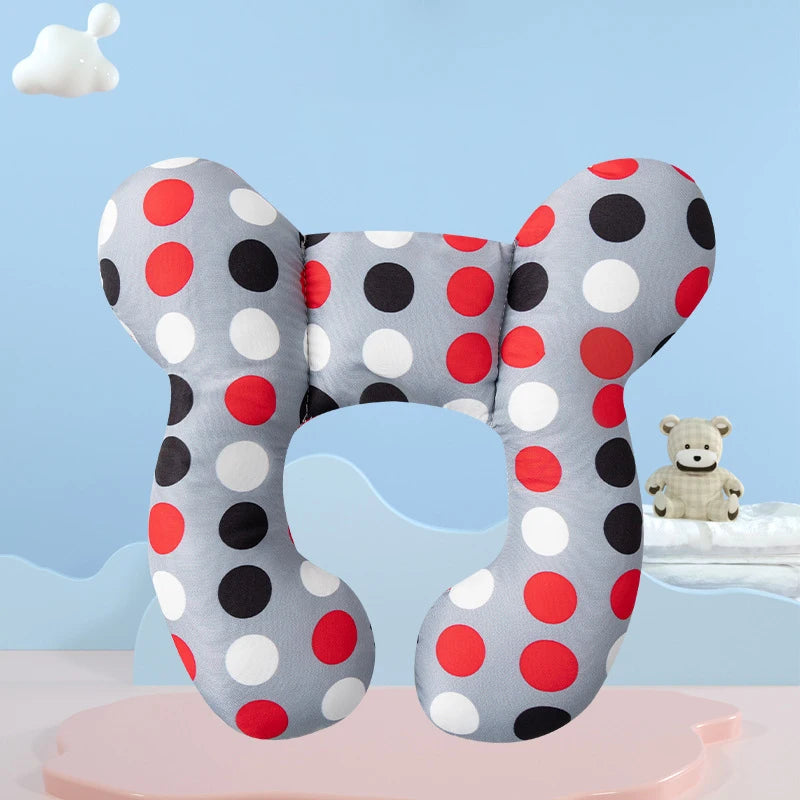 Cotton Soft Baby UShaped Pillow Multifunctional Stroller  Car Travel Pillow For Children With Carto 8