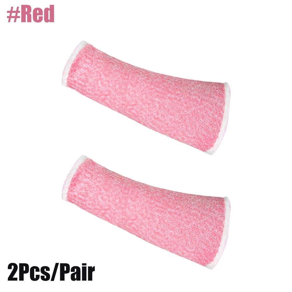 1 Pair Level 5 Cut Burn Resistant Sleeves Thin Skin Bruising Working Arm Guards Forearm Arm Protect 9