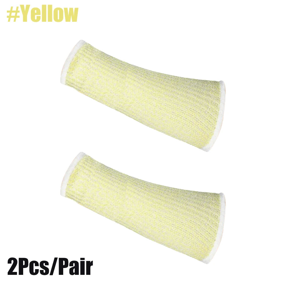 1 Pair Level 5 Cut Burn Resistant Sleeves Thin Skin Bruising Working Arm Guards Forearm Arm Protect 10