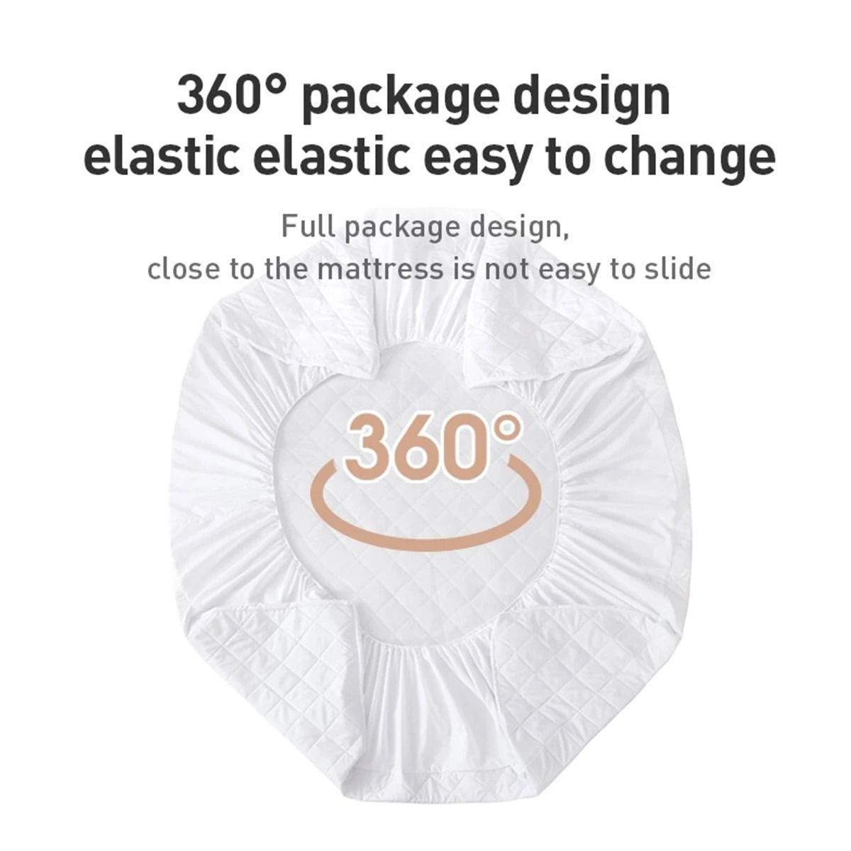 Waterproof Mattress Protector Fitted Sheet Style Bed Cover Multi Size 4