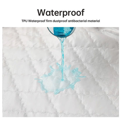 Waterproof Mattress Protector Fitted Sheet Style Bed Cover Multi Size 5