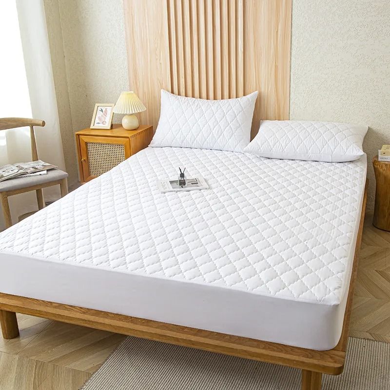 Waterproof Mattress Protector Fitted Sheet Style Bed Cover Multi Size 6