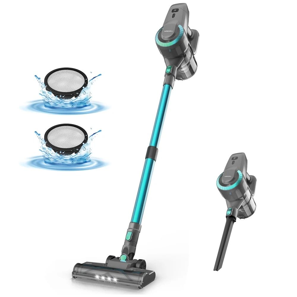 Cordless Upright Vacuum Cleaner Lightweight Stick 20Kpa 6 In 1 7