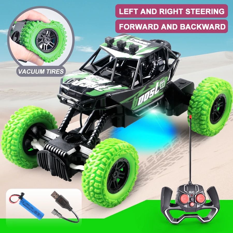 Remote Control Off Road Car With Flashing Lights And Rechargeable Battery 1