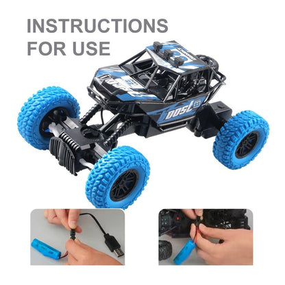 Remote Control Off Road Car With Flashing Lights And Rechargeable Battery 4