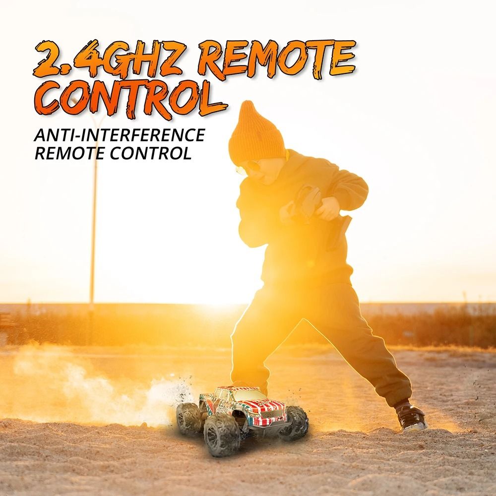 Off Road RC Monster Truck 24GHz Remote Control Car With Shockproof Suspension 2