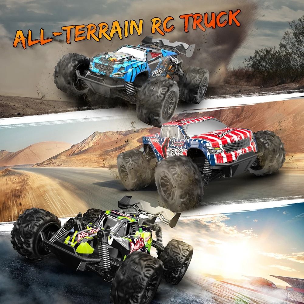 Off Road RC Monster Truck 24GHz Remote Control Car With Shockproof Suspension 3