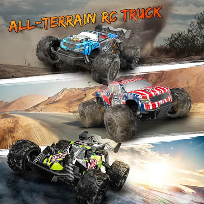 Off Road RC Monster Truck 24GHz Remote Control Car With Shockproof Suspension 3