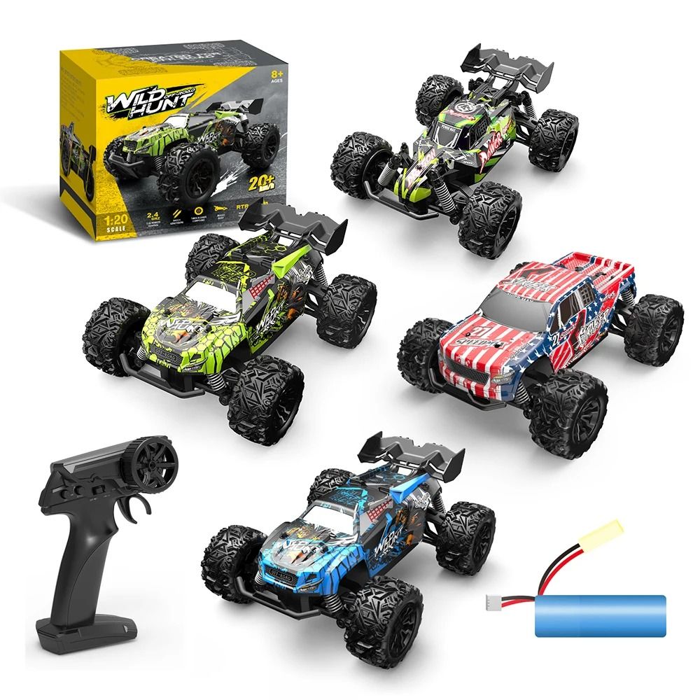 Off Road RC Monster Truck 24GHz Remote Control Car With Shockproof Suspension 5