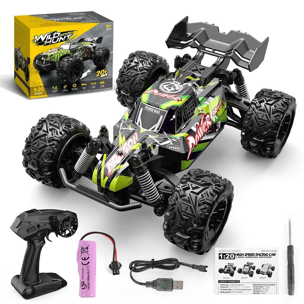 Off Road RC Monster Truck 24GHz Remote Control Car With Shockproof Suspension 8