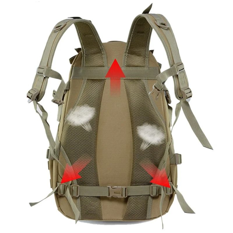 Camping Tactical Backpack Waterproof Oxford Hiking Climbing Travel Bag 4