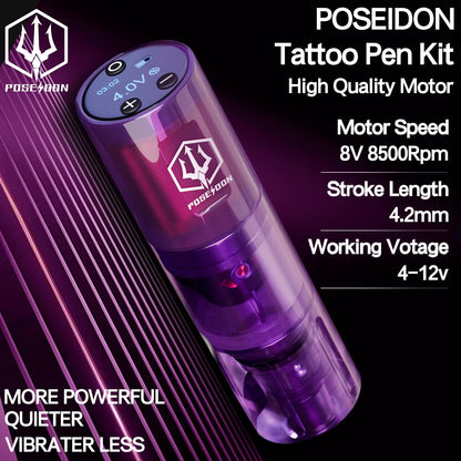 Professional Tattoo Pen Kit With Power Supply And Permanent Makeup Machine 2