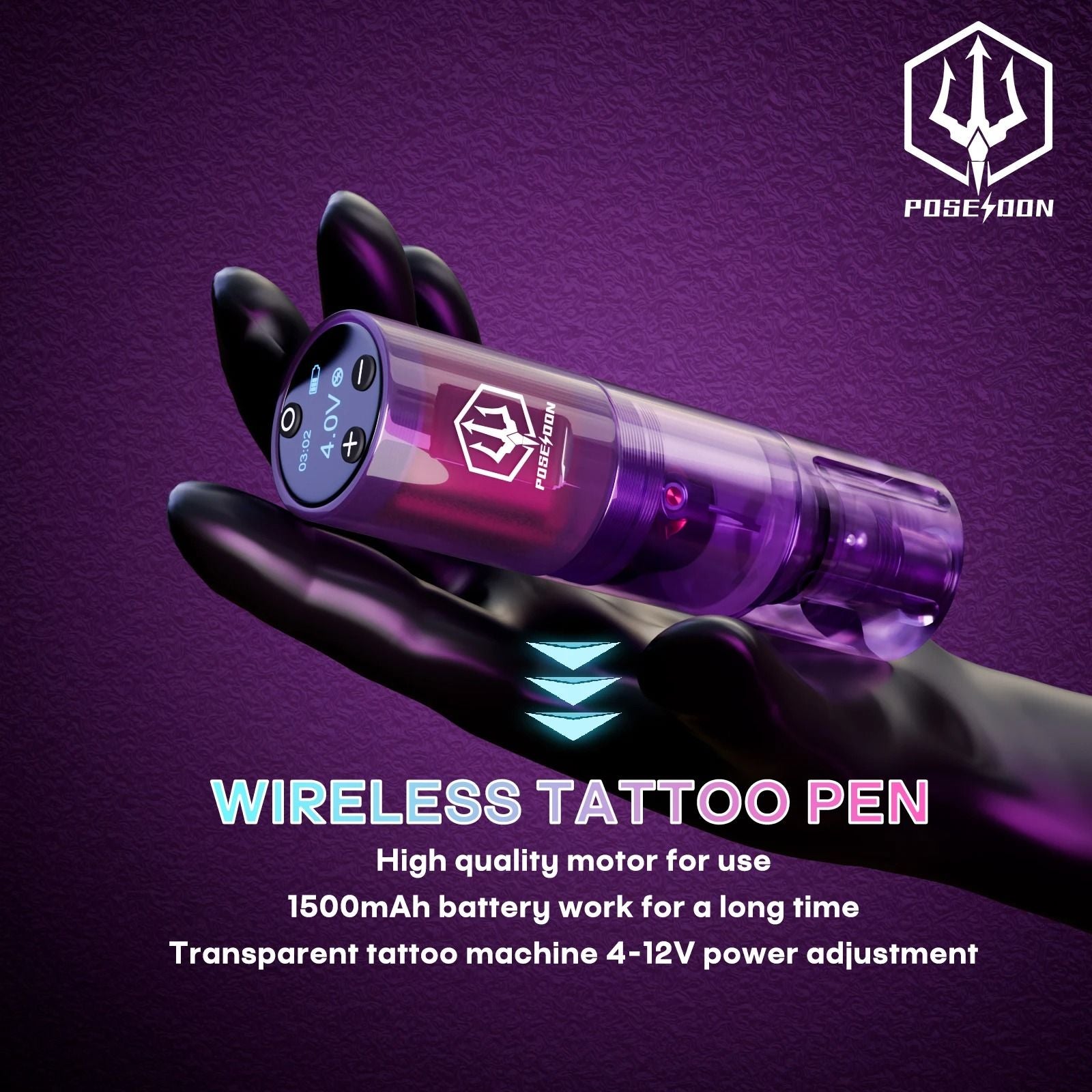Professional Tattoo Pen Kit With Power Supply And Permanent Makeup Machine 3