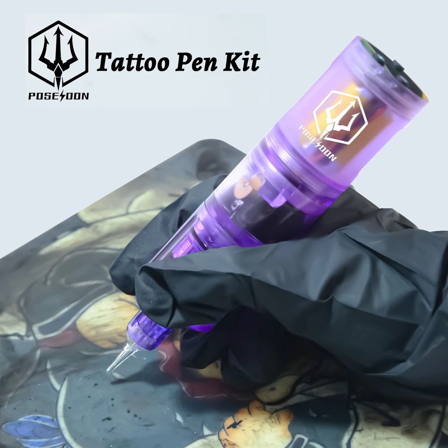 Professional Tattoo Pen Kit With Power Supply And Permanent Makeup Machine 6