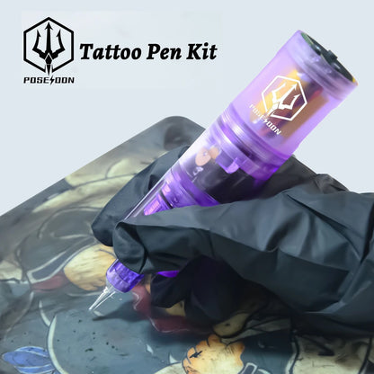 Professional Tattoo Pen Kit With Power Supply And Permanent Makeup Machine 6