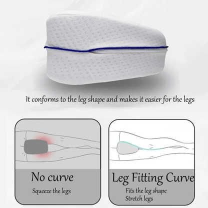 Memory Foam Leg Pillow For Sciatica Relief And Lower Back Pain Support 1