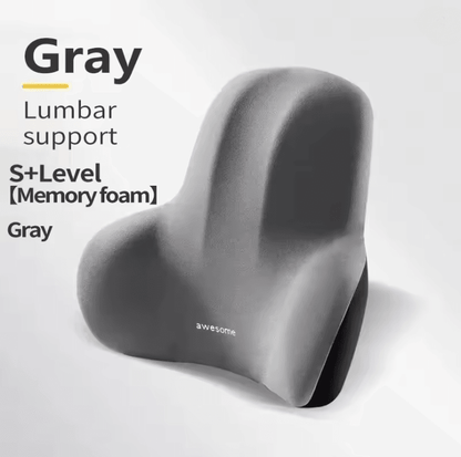 ErgoComfort Memory Foam Lumbar Support Cushion For Car Office And Gaming Chairs 3
