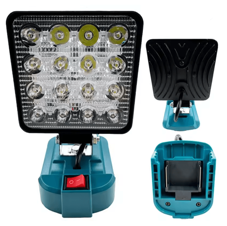 PowerBeam Cordless LED Work Light Compatible with Makita 18V Batteries