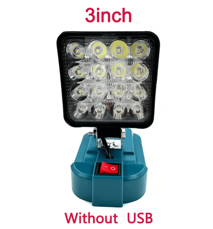 PowerBeam Cordless LED Work Light Compatible With Makita 18V Batteries 3